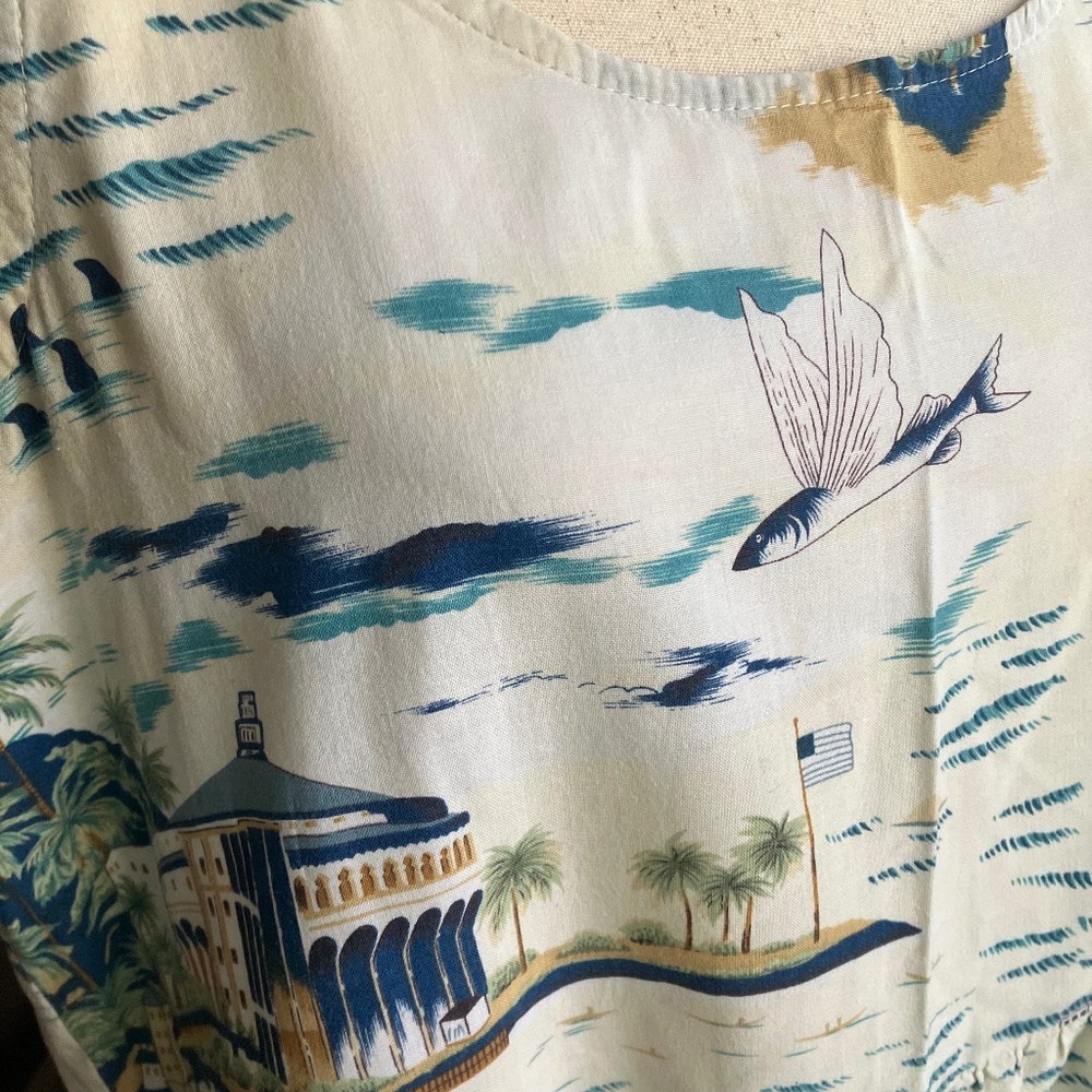 Beach CoverUp & Sundress - Soft Cotton - Size Large - Picture 2 of 4